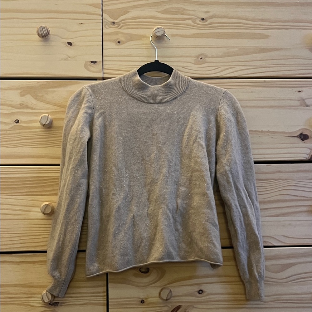 Michelle Mason Tan Sweater